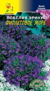 Лобелия Фиолетовое море эринус 0.04г Одн 20см (Цвет сад)