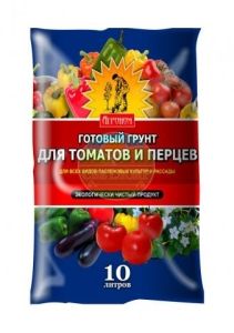 Грунт для томатов и перцев 10л Агроном 5/240