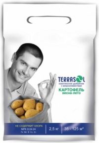 Для картофеля 2,5кг Террасол мин.удобрение 2/10/300 Фаско