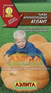 Тыква Атлант крупноплодная 2г Ср (Аэлита)