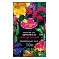 Грунт д/цветов унив. 10л Цветочный Рай 4/180 БХЗ