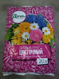 Грунт д/цветов унив. 20л Дачаtime 1/135