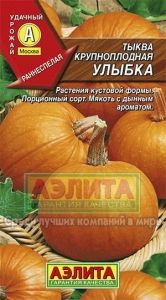 Тыква Улыбка крупноплодная 2г Ранн (Аэлита)