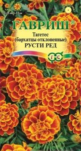 Бархатцы (Тагетес) откл. Русти Ред 0,3г 20-25см (Гавриш)