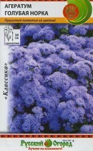 Агератум Голубая норка 0,1г Одн 30см (НК)