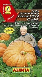 Тыква Небывалый размах ® крупноплодная 2г Ср (Аэлита)