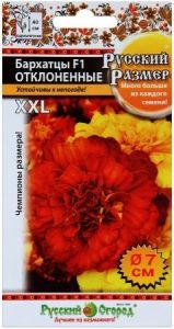 Бархатцы (Тагетес) откл. Русский Размер F1 10шт 40см (НК)