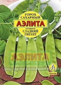Горох Сладкий гигант сахарный 25г Ранн (Аэлита) б/ф
