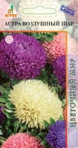 Астра Воздушный шар шаровидная 20шт Одн смесь 65см (Агрос)