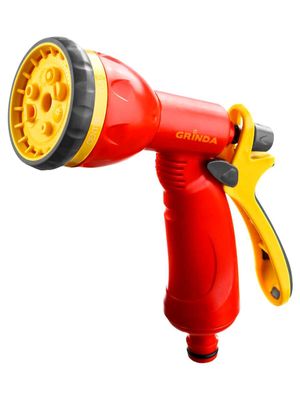 Grinda, / GRINDA P-8, 8 режимов, курок сзади, пистолет поливочный пластиковый