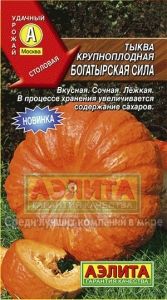 Тыква Богатырская сила крупноплодная 1г Ср (Аэлита)