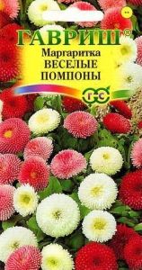 Маргаритка Веселые помпоны 0,02г Дв 12см (Гавриш)