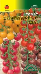 Томат Сахарная гроздь F1 черри 0.03г Дет смесь Ранн (Цвет сад)