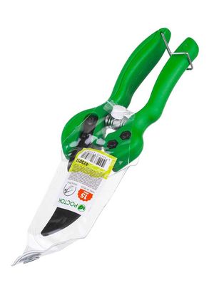 Секатор РС-75 с пластиковыми рукоятками, плоскостной, 195 мм