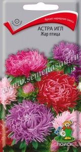 Астра игл Жар-птица игольчатая 0,3г Одн смесь 60см (Поиск)