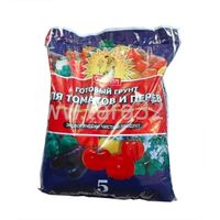 Грунт для томатов и перцев  5л Агроном 10/420