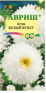 Астра Букет Белый принцесса 0,3г Одн 70см (Гавриш)