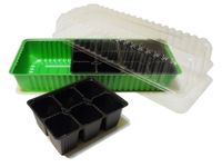 Парник-мини+3 кассеты по 6 ячеек (45*20*7)/300