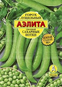Горох Сахарные нотки лущильный 25г Ранн (Аэлита) б/ф