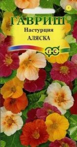 Настурция Аляска низкорослая 1г Одн смесь 30см (Гавриш)