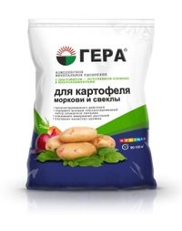Для картофеля, моркови и свеклы 0,9кг с диатомитом мин.удобрение 5/25/1050 Гера