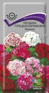 Гвоздика Пиноккио турецкая карликовая 0,3г Дв смесь 20см (Поиск)