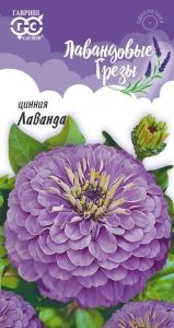 Цинния Лаванда 0,5г Одн 90см (Гавриш) Лавандовые грезы