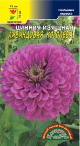 Цинния Лавандовая королева изящная 0.3г Одн 70см (Цвет сад)