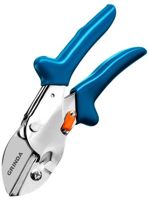 Секатор GRINDA Р-44, Секатор со стальными рукоятками, контактный, 190 мм.